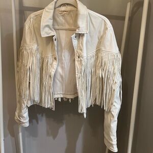 White Leather Jacket